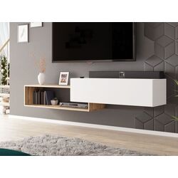 Тумба РТВ Mirjan24 Karisom/Soniro (Wotan Oak/White) Thumb