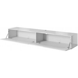 Tumba pentru TV Mirjan24 Koda/Slide 200 (White/White Gloss) Thumb