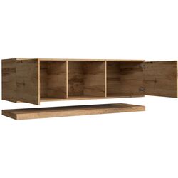 Тумба РТВ Mirjan24 Manitoba/Wizz (White/White Gloss) Thumb