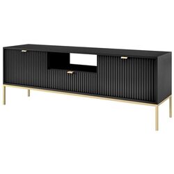 Тумба РТВ Mirjan24 Mijano MRTV154/Nova 154 (Black/Gold) Thumb