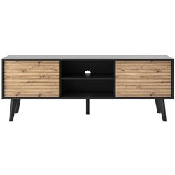 Тумба РТВ Mirjan24 Mostero MSRTV154/Willow (Artisan Oak/Black) Thumb