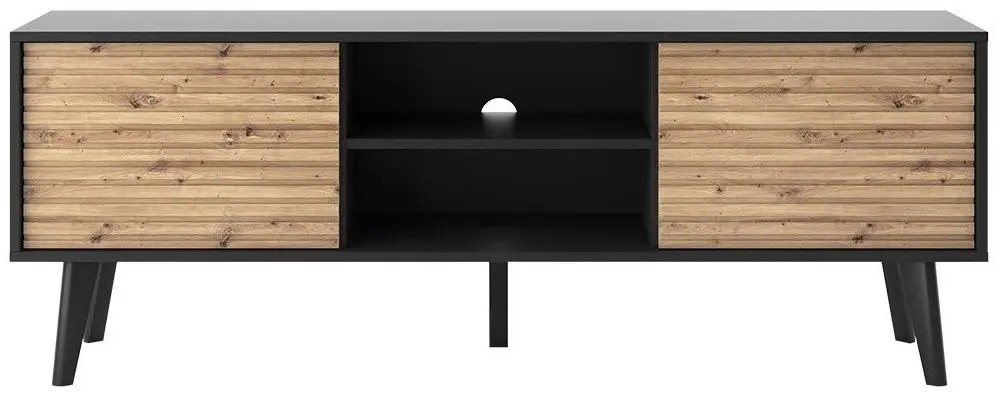 Тумба РТВ Mirjan24 Mostero MSRTV154/Willow (Artisan Oak/Black) - 3