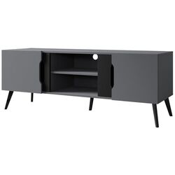 Тумба РТВ Mirjan24 Motez/Dazel 2D (Gray/Black) Thumb