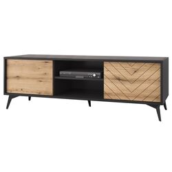 Тумба РТВ Mirjan24 Namiro/Diamond NRTV154 (Black/Evoke Oak) Thumb