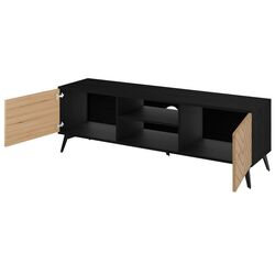 Тумба РТВ Mirjan24 Namiro/Diamond NRTV154 (Black/Evoke Oak) Thumb