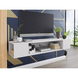 Tumba pentru TV Mirjan24 Natado/Darset (White) Thumb