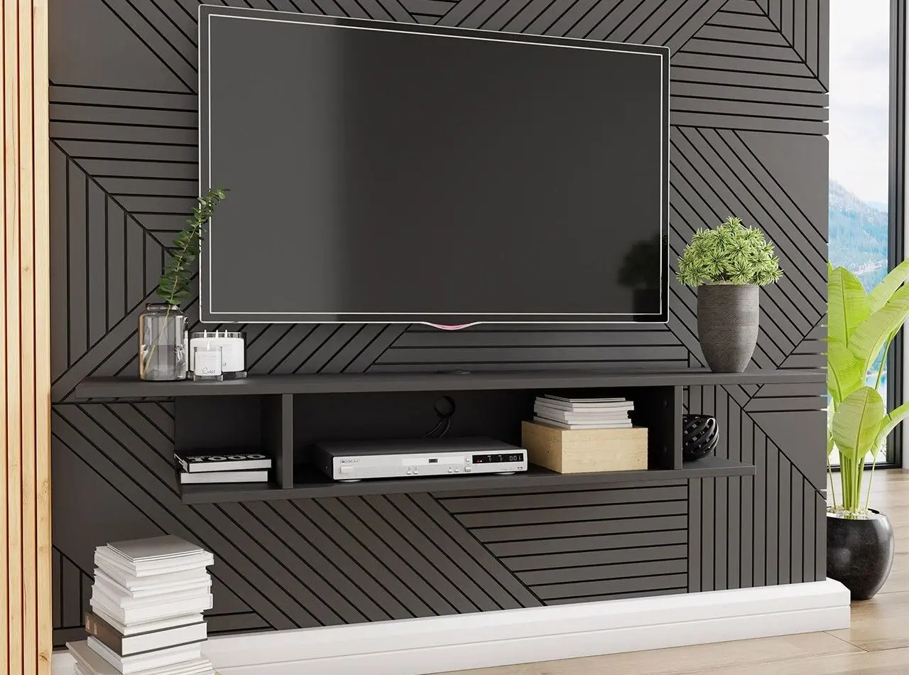 Тумба РТВ Mirjan24 Nitho/Boreset (Black) - 3