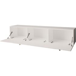 Тумба РТВ Mirjan24 Nivotis/Radom 01 180 (White/White Gloss) Thumb