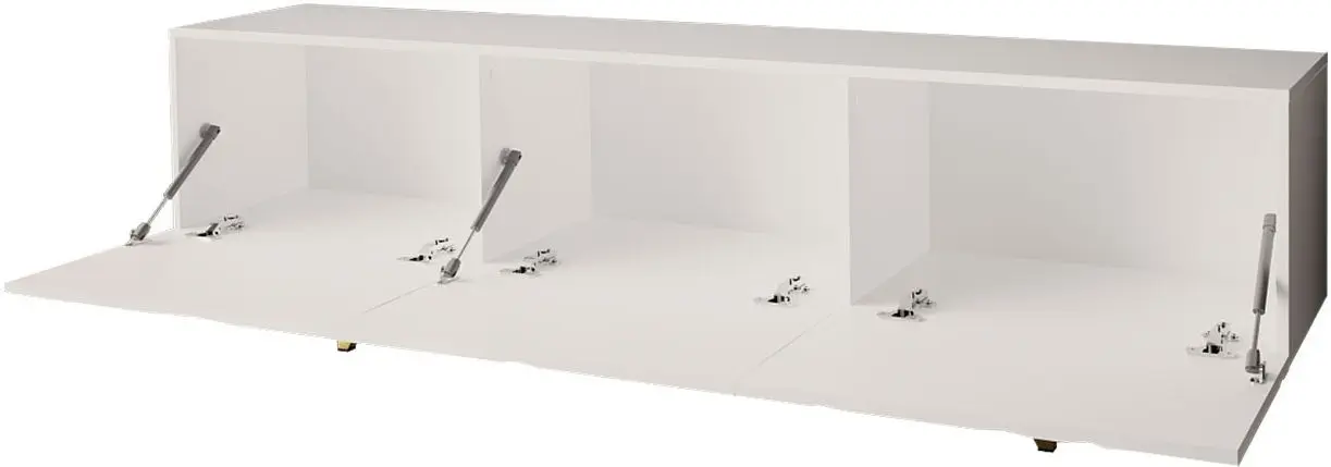 Тумба РТВ Mirjan24 Nivotis/Radom 01 180 (White/White Gloss) - 2