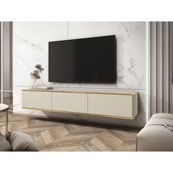 Tumba pentru TV Mirjan24 Oanisew/Oro I (Beige/Gold)