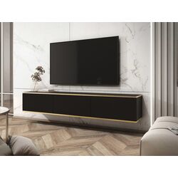 Tumba pentru TV Mirjan24 Oanisew/Oro I (Black/Gold)