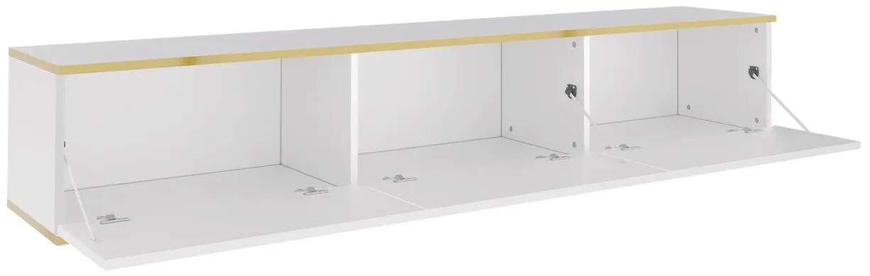 Тумба РТВ Mirjan24 Oanisew/Oro I (White/Gold) - 4