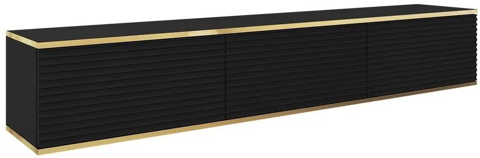 Тумба РТВ Mirjan24 Oanisew/Oro II (Black/Gold) - 3