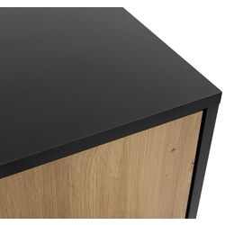 Tumba pentru TV Mirjan24 Oksawi/Ovessi 1K1D (Artisan Oak/Black) Thumb