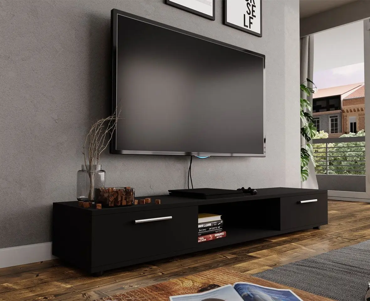 Tumba pentru TV Mirjan24 Panezi/Komit (Black) - 4