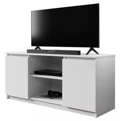 Тумба РТВ Mirjan24 Purtiko/Pateni (White)
