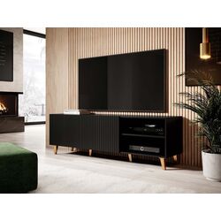 Tumba pentru TV Mirjan24 Sinenko/Pafos 150 (Black/Gold) Thumb