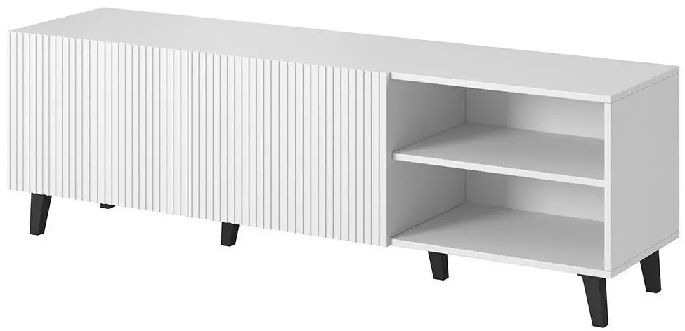 Тумба РТВ Mirjan24 Sinenko/Pafos 150 (White/Black)