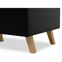 Тумба РТВ Mirjan24 Sinenko/Pafos 200 (Black/Gold) Thumb