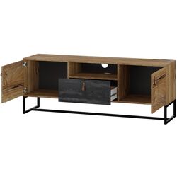 Тумба РТВ Mirjan24 Sokrates/Dark 153 (Ribbeck Oak/Black Stone) Thumb