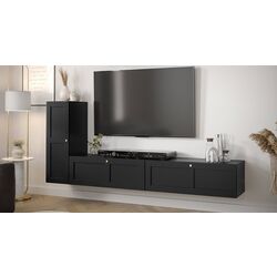 Тумба РТВ Mirjan24 Terospito 100/Waldi Ramiro 100 (Black) Thumb