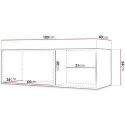 Tumba pentru TV Mirjan24 Terospito 100/Waldi Ramiro 100 (White) Thumb