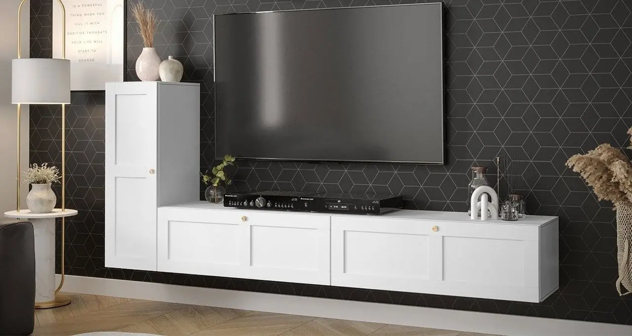 Tumba pentru TV Mirjan24 Terospito 100/Waldi Ramiro 100 (White) - 4