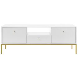 Тумба РТВ Mirjan24 Tonkor TRTV154/Mono MRTV154 (White/Gold) Thumb