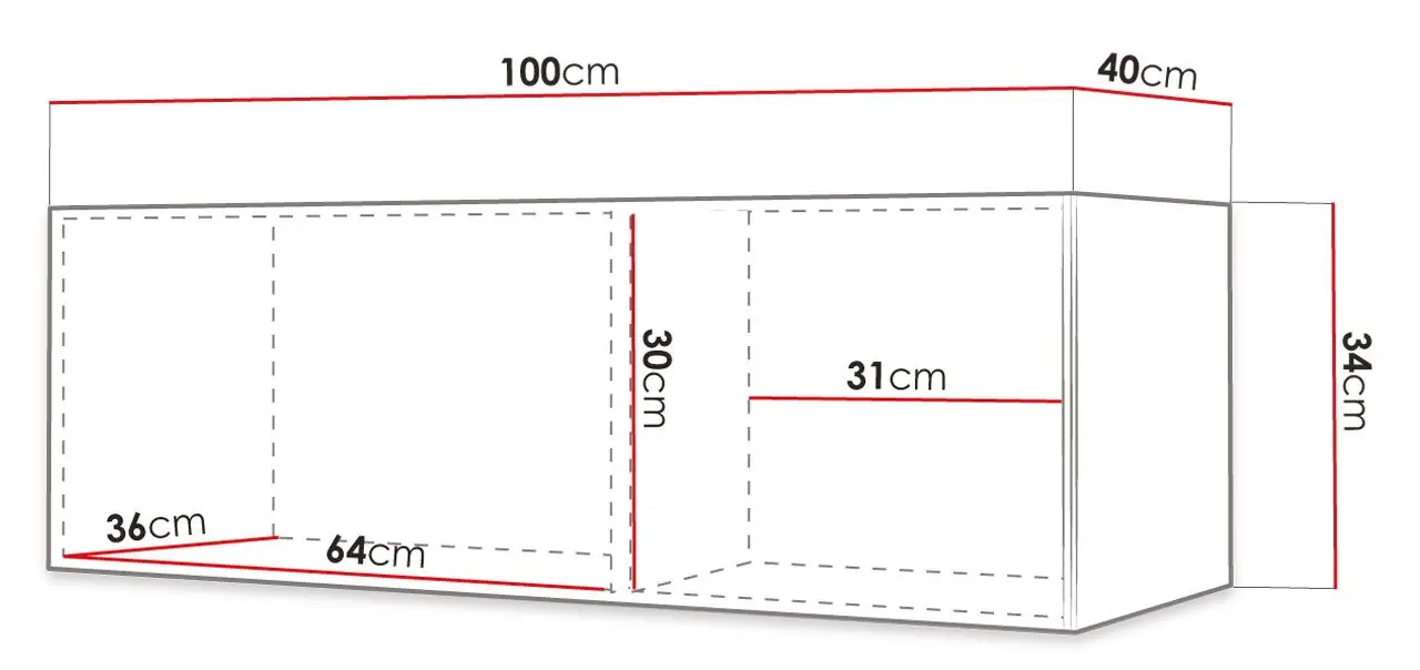 Тумба РТВ Mirjan24 Towiro Slim I/Waldi Riflo Slim 100 (Black) - 3