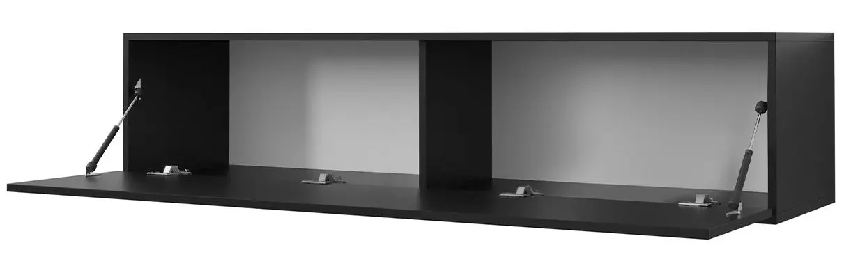 Тумба РТВ Mirjan24 Towiro Slim I/Waldi Riflo Slim 150 (Black) - 2