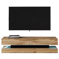 Tumba pentru TV Mirjan24 Valentino/Fly cu iluminare LED 140 (Wotan Oak) Thumb