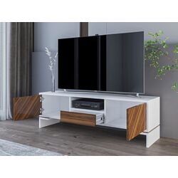 Тумба РТВ Mirjan24 Zantico/Tanir (White/Walnut) Thumb