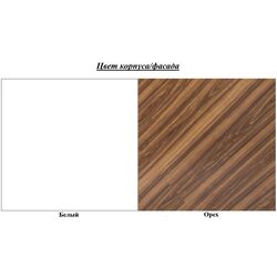 Тумба РТВ Mirjan24 Zantico/Tanir (White/Walnut) Thumb