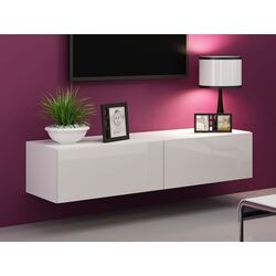 Тумба РТВ Mirjan24 Zigo/Vigo 140 (White/White Gloss) Thumb