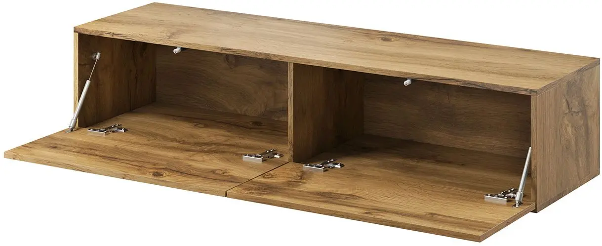 Тумба РТВ Mirjan24 Zigo/Vigo 140 (White/White Gloss) - 3