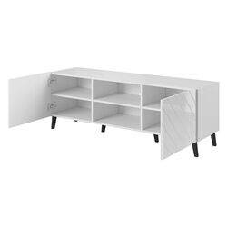 Comoda Mirjan24 Zitok/Cabinet Abeto 150 (Black Gloss/Black) Thumb