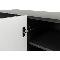 Tumba pentru TV cu biosemineu Mirjan24 Tilderi Grey 180/Vamos (Anthracite) Thumb