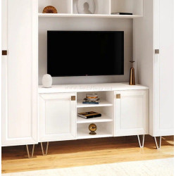 Tumba TV МЛ-Мебель Mira №15 130cm (White)