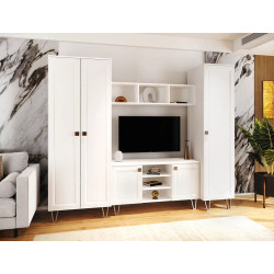 Tumba TV МЛ-Мебель Mira №15 130cm (White) Thumb