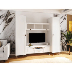 Tumba TV МЛ-Мебель Mira №7 140cm (White) Thumb