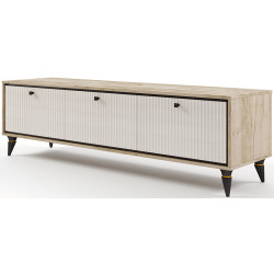 Tumba TV МЛ-Мебель Oskar №2 190m (Craft Oak Gray/Florence Oak) Thumb