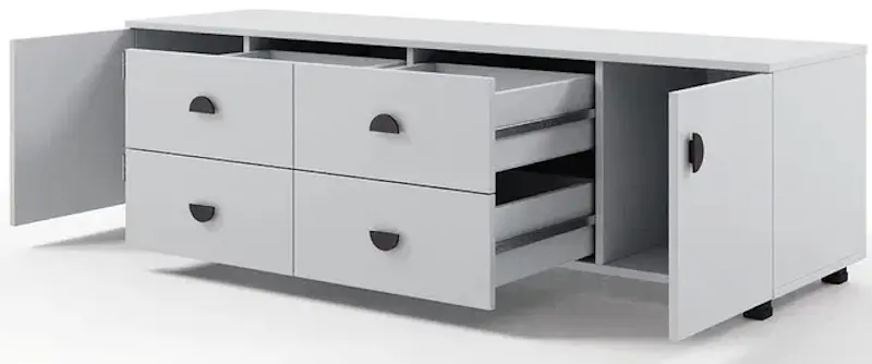 Tumba TV МЛ-Мебель Rio №14 112 180cm (Gray) - 3