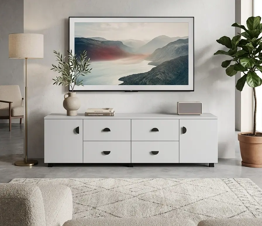 Tumba TV МЛ-Мебель Rio №14 112 180cm (Gray)