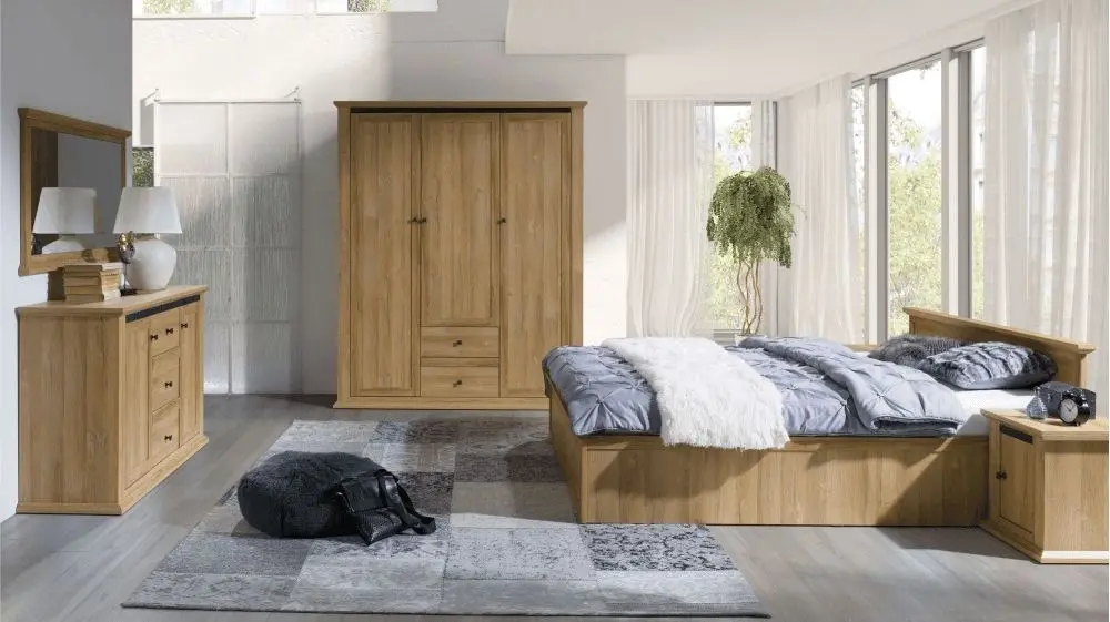 Тумба РТВ Mobhaus Leon MZ15 (Grand Oak)