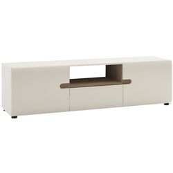 Тумба РТВ Mobhaus Lynatet Typ 50 (White High Gloss/Sonoma Oak Dark) Thumb