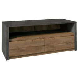 Tumba pentru TV Mobhaus Montana 130 (Lefkas Oak/Gray Smooth)