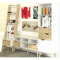 Tumba pentru TV Tempo Kondela Oslo 75391 (Sonoma Oak/White) Thumb