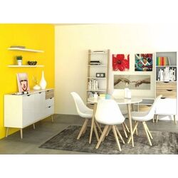 Tumba pentru TV Tempo Kondela Oslo 75391 (Sonoma Oak/White) Thumb