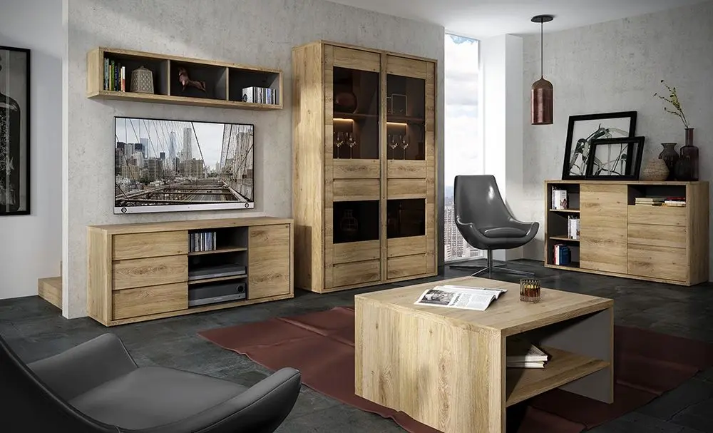 Tumba pentru TV Mobhaus Sheldon Typ 51 (Shetland Oak)