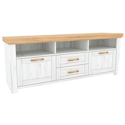 Tumba pentru TV Tempo Kondela Sudbury B (Craft Oak Golden/Craft Oak White)